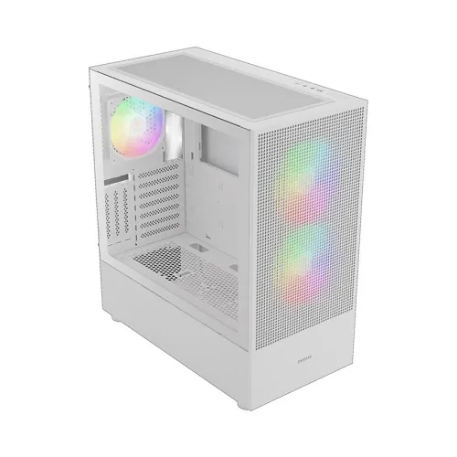 Case GAMDIAS TALOS E3 MESH ELITE WHITE – Mid Tower, 3 Fan ARGB PWM
